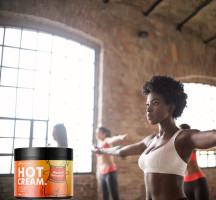 Hot Cream Sweat Workout Enhancer Gel - Fat Burning, Cellulite & Firming Body Lotion for All Skin Types - 3.5 oz