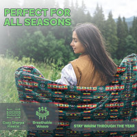 Sacred Thread Fleece Blanket 79