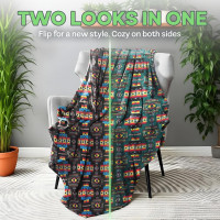 Sacred Thread Fleece Blanket 79