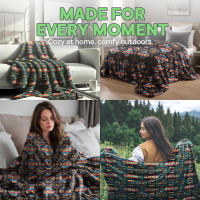 Sacred Thread Fleece Blanket 79