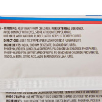 Cardinal Health Wings Flushable Rinse-Free Personal Wipe 9 x 13