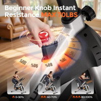 YOSUDA Exercise Bike, Brake Pad Stationary Bike for Home with Exclusive App, Magnetic Indoor Cycling Bike with 300 lb Weight Capacity, Low Noise, Tablet Holder and Fitness Courses for Weight Loss Black Classical Model