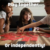 Chuckle & Roar Alphabet Matching Memory Game for Kids Ages 3+ – Preschool Letter Matching Board Game for Toddlers, Uppercase & Lowercase ABC Learning Game Multicolor