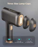 INNZA Laser Hair Removal Device with Sapphire Ice Cooling Function,Upgraded 999999 Flashes IPL Hair Removal Permanent for Women and Men,Depiladora Laser for Facial,Body, Bikini Line,Corded