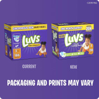 Luvs Luvs Triple leakguards Diapers Size 1 104 Count, 104 Count