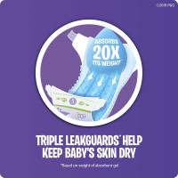 Luvs Luvs Triple leakguards Diapers Size 1 104 Count, 104 Count