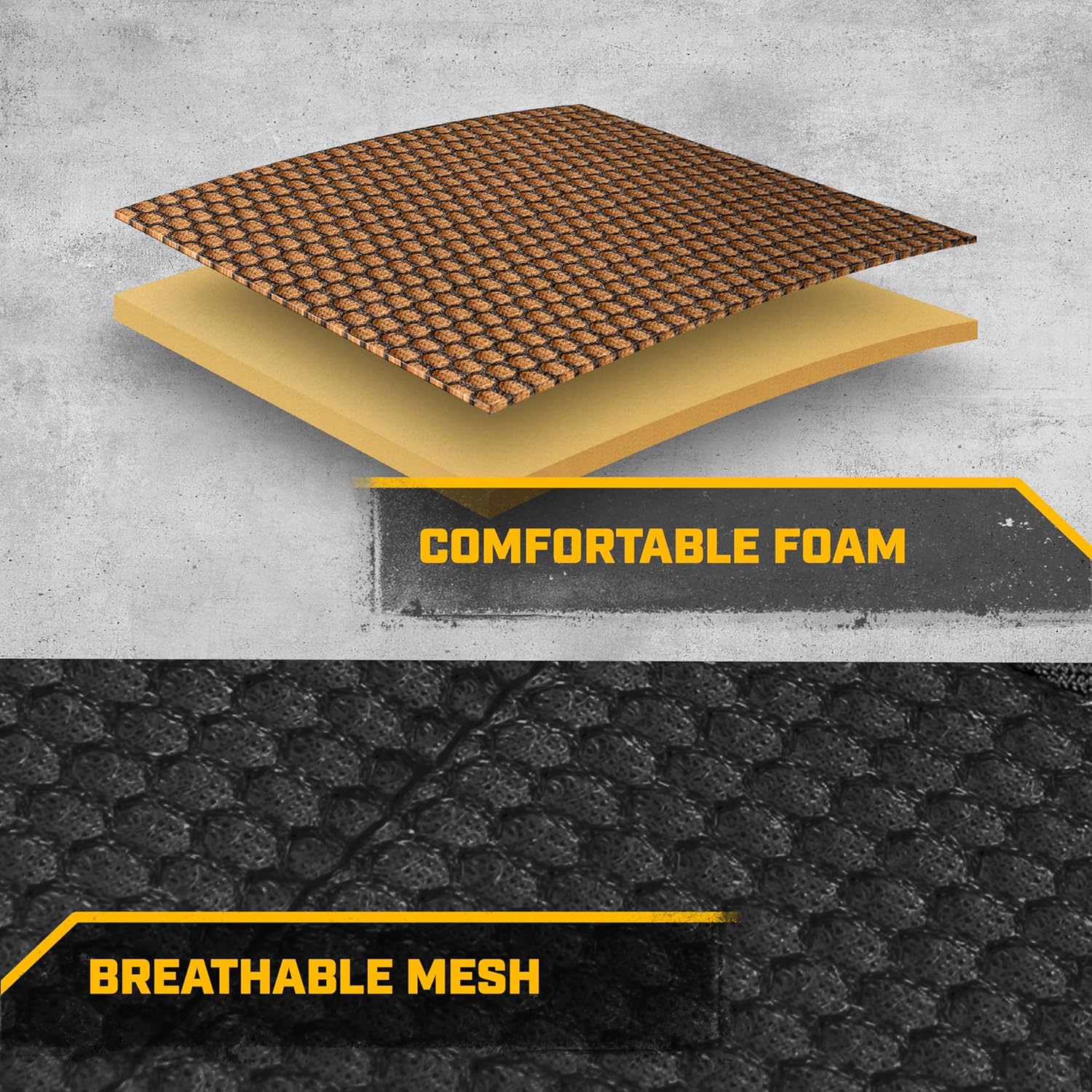 Cat® MeshFlex Automotive Seat Covers for Cars Trucks and SUVs (Set of 2) – Beige Car Seat Covers for Front Seats, Truck Seat Protectors with Comfortable Mesh Back, Auto Interior Covers Front Seats Beige Front Seats