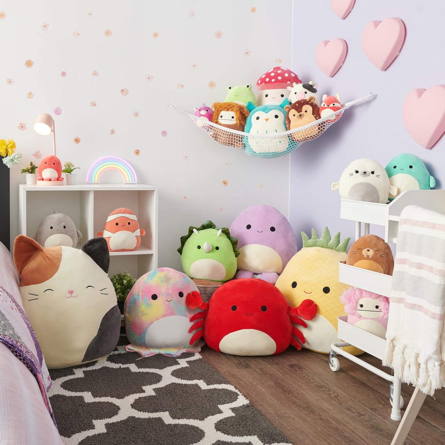 Squishmallows Original 12-Inch TJ Pink Squirrel with Glasses - Medium-Sized Ultrasoft Official Jazwares Plush
