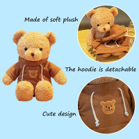 11.8 inches Teddy Bear Stuffed Animals Soft Plush Cute Teddy Bear Doll for Boys Girls (Blue)