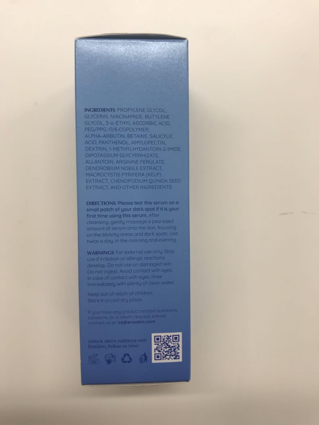 EnaSkin Dark Spot Corrector for Face: Age Spot, Freckle, Melasma, and Brown Spot Remover for Skin, Hands, Lips, Arms, and Legs - With Vitamin C - 1.7 Fl Oz