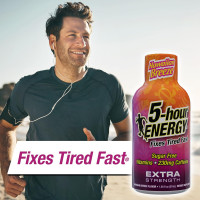 5-hour ENERGY Extra Strength Energy Shot, Hawaiian Breeze Flavor (1.93 oz. - 24 Count) Zero Calories & Sugar-Free 230 mg Caffeinated Energy Shot, Amino Acids & B Vitamins, Dietary Supplements Hawaiian Breeze - Extra Strength 24 Count
