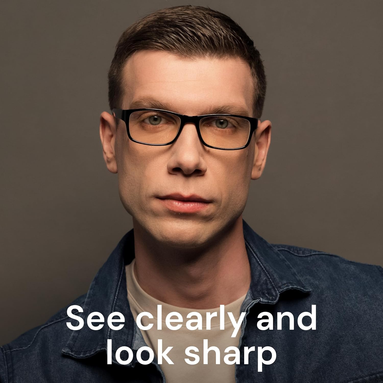 Gaoye Professional Reading Glasses for All Day - Computer Readers with Blue Light Protection - Value Pack B1-5 Pack Light Black 1.5 x