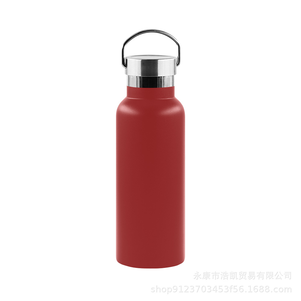 Hot 600ml American Big Mouth Vacuum Flask Double Layer 24oz Stainless Steel Sports Bottle