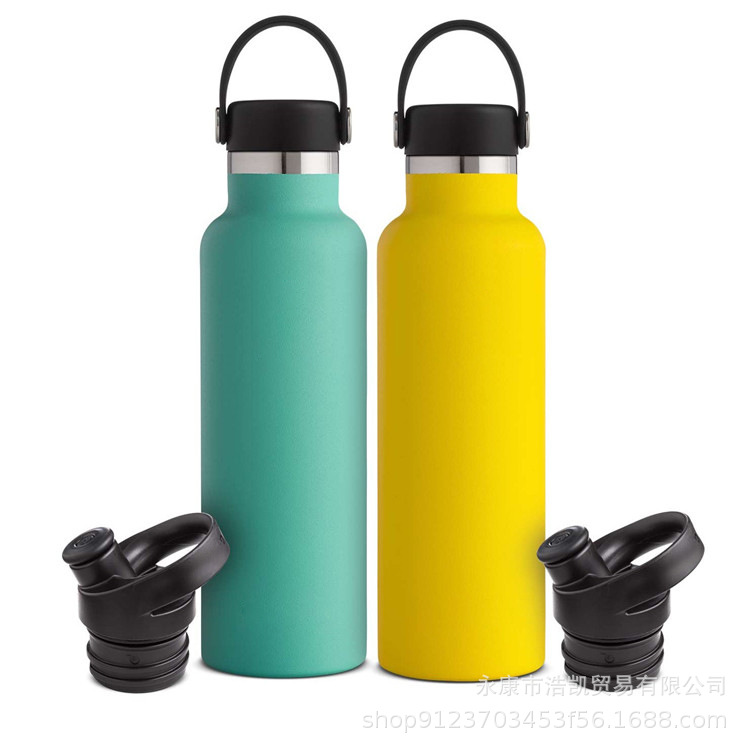 Hot 600ml American Big Mouth Vacuum Flask Double Layer 24oz Stainless Steel Sports Bottle