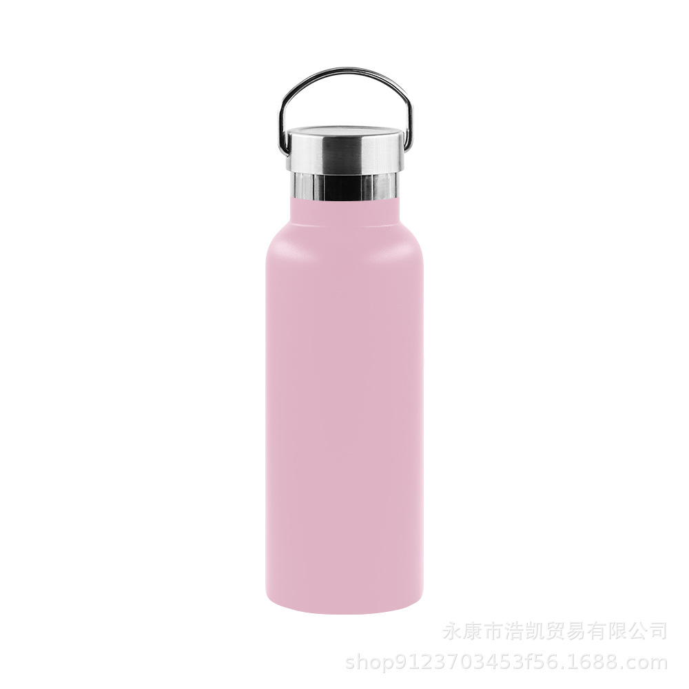 Hot 600ml American Big Mouth Vacuum Flask Double Layer 24oz Stainless Steel Sports Bottle