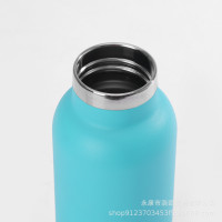 Hot 600ml American Big Mouth Vacuum Flask Double Layer 24oz Stainless Steel Sports Bottle