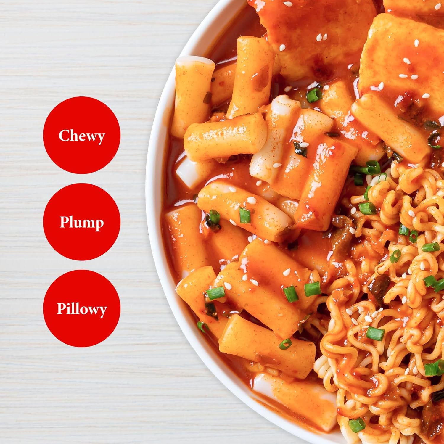 Wang Tteokbokki Rice Cake, Vegan, Gluten-Free, 21.17 Oz