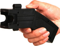 Self-Defense Heavy Duty Stun Gun for Men & Women,15 Foot Range,1.80 µC Painful Charge,LED Flashlight,Safety Switch