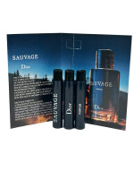 Dior Christian SAUVAGE MEN Sample Perfume PARFUM Vial 1 ml /0.03 oz - 3 PCS 0.03 Fl Oz (Pack of 3)