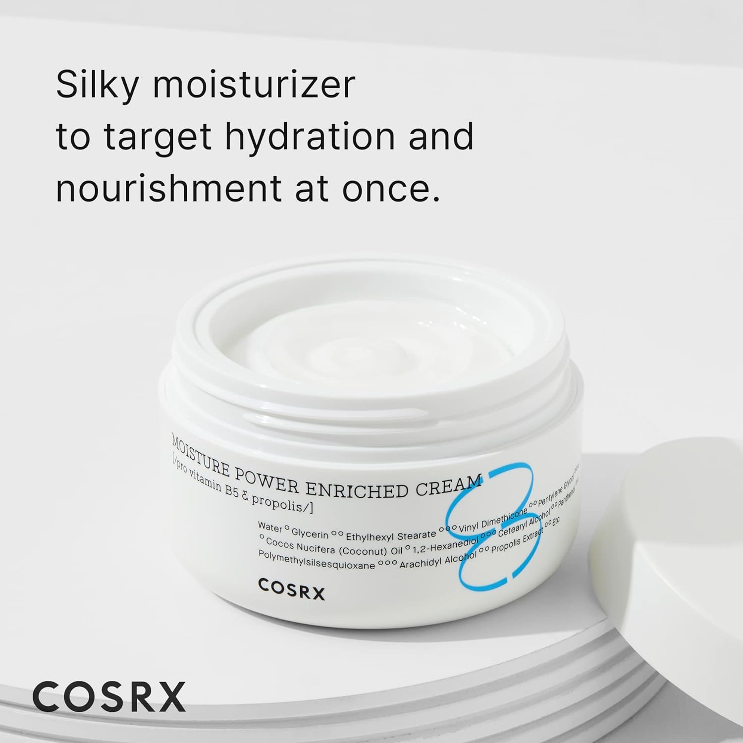 COSRX Hydration Moisturizer, Velvety, Silky Finish, Long Lasting Hydration, 50ml/1.69 fl.oz
