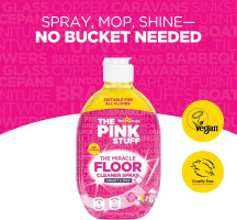 Stardrops The Pink Stuff The Miracle Floor Cleaner Spray - Squirt and Mop Squirt and Mop 25 Fl Oz (Pack of 1)