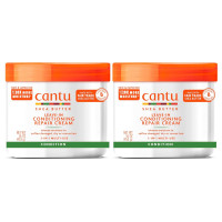 Cantu Leave-In Conditioning Repair Cream with Shea Butter, 16 oz (Pack of 2) 16 Ounce (Pack of 2)