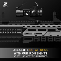 Rhino Red Dot Sight for Rifle - Shotgun Scope, 4MOA Rifle Red Dot Sight, Red Dot Scopes for Rifles & Shotgun Scopes with Green Dot Sight & Red Dot Optics for Rifles, Reflex Sight