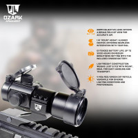 Rhino Red Dot Sight for Rifle - Shotgun Scope, 4MOA Rifle Red Dot Sight, Red Dot Scopes for Rifles & Shotgun Scopes with Green Dot Sight & Red Dot Optics for Rifles, Reflex Sight