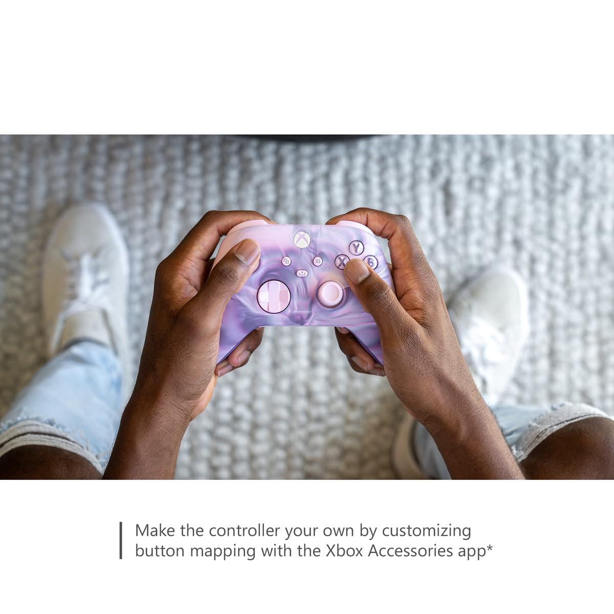 Microsoft Xbox Wireless Controller Dream Vapor - Wireless & Bluetooth Connectivity - New Hybrid D-Pad - New Share Button - Featuring Textured Grip - Easily Pair & Switch Between Devices Vapor Pink Wireless Controllers