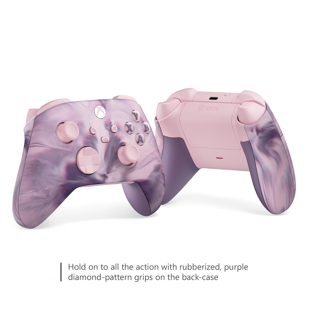 Microsoft Xbox Wireless Controller Dream Vapor - Wireless & Bluetooth Connectivity - New Hybrid D-Pad - New Share Button - Featuring Textured Grip - Easily Pair & Switch Between Devices Vapor Pink Wireless Controllers