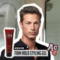 American Crew Men's Hair Styling Gel, Firm Hold, Non-Flaking, 3.3 fl oz 3.3 Fl Oz (Pack of 1)