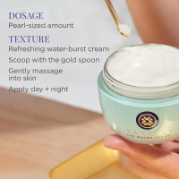 TATCHA The Water Cream | Cream Moisturizer for Face, Optimal Hydration For Pure Poreless Skin 0.34 Ounce (Pack of 1)