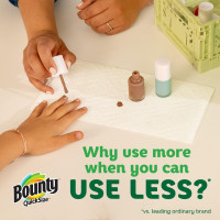 Bounty Quick-Size Paper Towels, White, 12 Family Triple Rolls = 36 Regular Rolls White 140 sheet (Pack of 12)