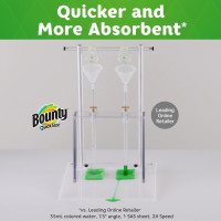 Bounty Quick-Size Paper Towels, White, 12 Family Triple Rolls = 36 Regular Rolls White 140 sheet (Pack of 12)