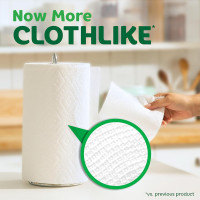 Bounty Quick-Size Paper Towels, White, 12 Family Triple Rolls = 36 Regular Rolls White 140 sheet (Pack of 12)