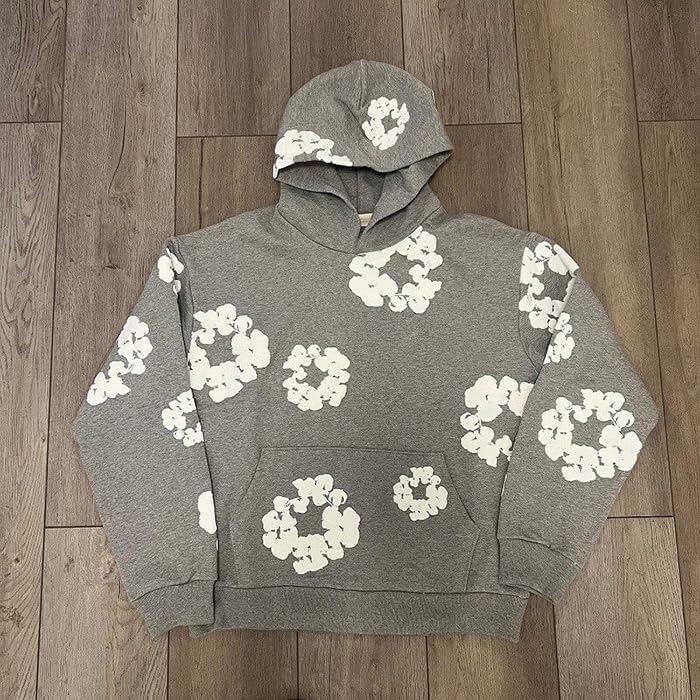 Y2K Hoodie Women's and Men's Aesthetic Hoodie Casual Retro Large Pullover Harajuku jacket Black Hoodie Medium