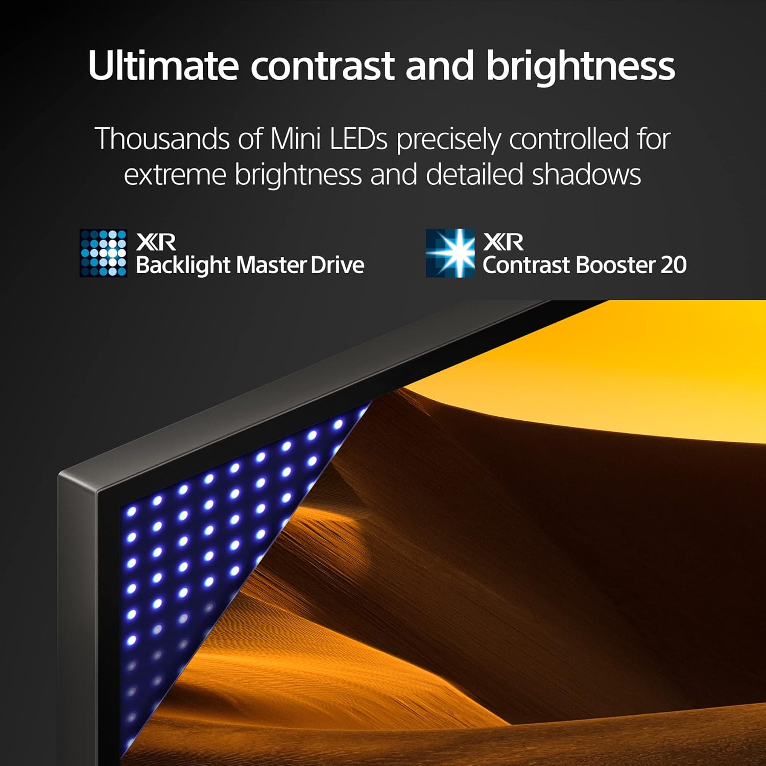 Sony 85 Inch Mini LED 4K Ultra HD TV X95L Series: BRAVIA XR Smart Google TV with Dolby Vision HDR and Exclusive Features for The PlayStation® 5 XR85X95L- 2023 Model,Black