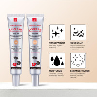 Color Correcting CC Cream with SPF 25, Coverage Lightweight Foundation, Hydrating Serum, Even Skin Tone Makeup and Skin Care, Boost Radiance, Refine Skin Texture, Avoid Sun Damage (Dark, 1PCS) 1 Fl Oz (Pack of 1) Dark
