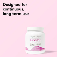 Theralogix Ovasitol Inositol Powder - 90-Day Supply - Myo-Inositol & D-Chiro Inositol for Hormone Balance & Ovarian Function Support* - NSF Certified - 400 g (180 Servings) 180 Servings (Canister)