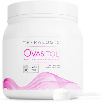 Theralogix Ovasitol Inositol Powder - 90-Day Supply - Myo-Inositol & D-Chiro Inositol for Hormone Balance & Ovarian Function Support* - NSF Certified - 400 g (180 Servings) 180 Servings (Canister)