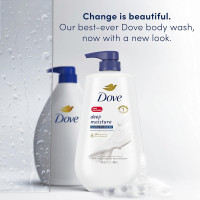 Dove Body Wash with Pump Deep Moisture For Dry Skin Moisturizing Skin Cleanser with 24hr Renewing MicroMoisture Nourishes The Driest Skin 30.6 oz Fragranced 1.91 Pound (Pack of 1)