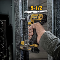 DEWALT 20V MAX Cordless Drill and Impact Driver, Power Tool Combo Kit with 2 Batteries and Charger (DCK240C2) Impact Driver/Drill Combo Only