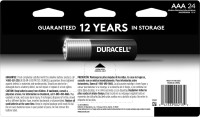 Duracell Coppertop AAA Batteries with Power Boost Ingredients, 24 Count Pack Triple A Battery with Long-Lasting Power, Alkaline AAA Battery for Household and Office Devices 24 Count (Pack of 1)
