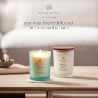 Chesapeake Bay Scented Candle | Balance + Harmony (Water Lily Pear) Medium Aromatherapy Tumbler Candle | Burn Time: Up to 57 Hours | Mind & Body Collection | Gifts for Women MEDIUM Balance + Harmony
