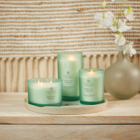 Chesapeake Bay Scented Candle | Balance + Harmony (Water Lily Pear) Medium Aromatherapy Tumbler Candle | Burn Time: Up to 57 Hours | Mind & Body Collection | Gifts for Women MEDIUM Balance + Harmony