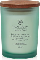 Chesapeake Bay Scented Candle | Balance + Harmony (Water Lily Pear) Medium Aromatherapy Tumbler Candle | Burn Time: Up to 57 Hours | Mind & Body Collection | Gifts for Women MEDIUM Balance + Harmony