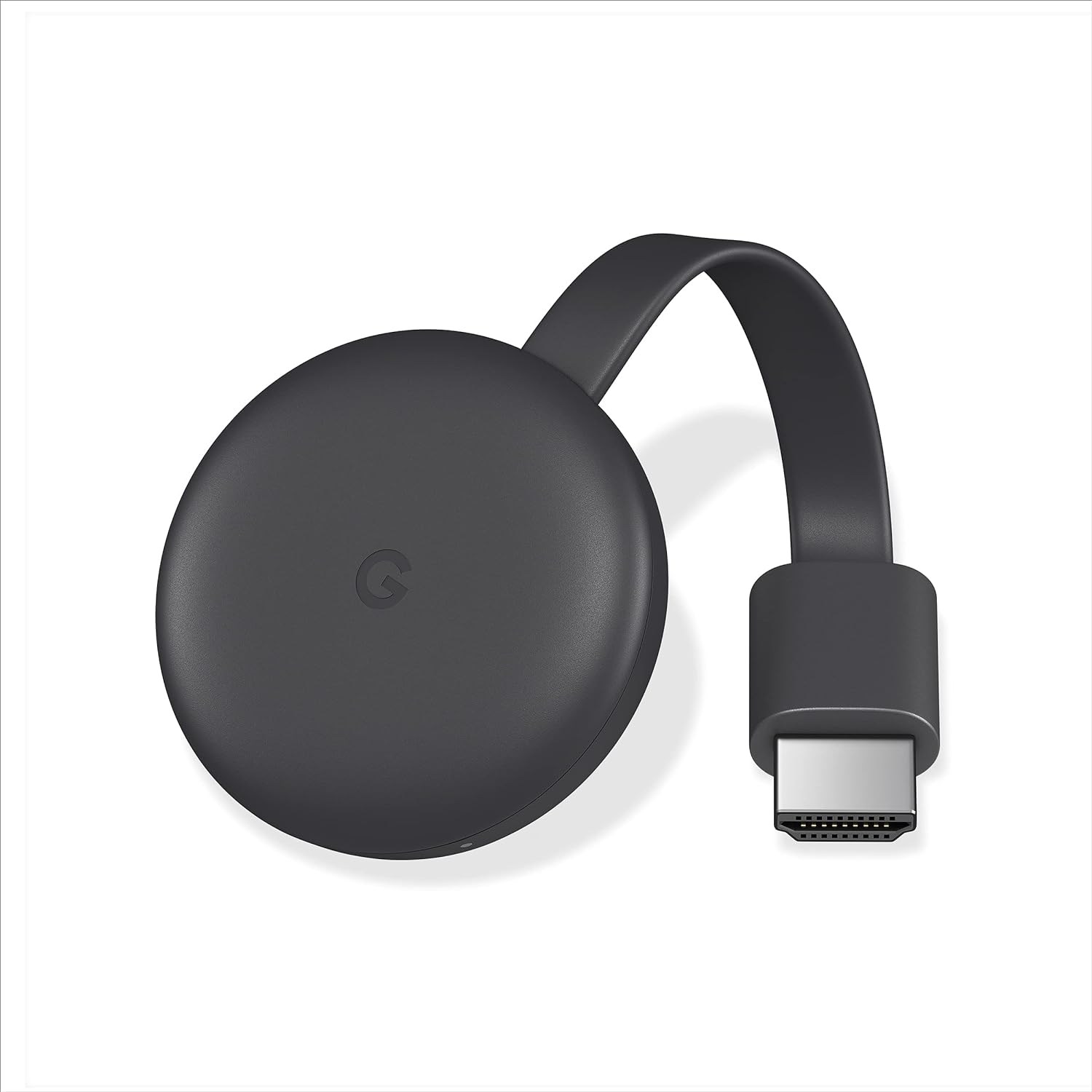 Google Chromecast - Streaming Device with HDMI Cable - Stream Shows, Music, Photos, and Sports from Your Phone to Your TV Black