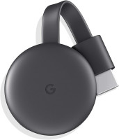 Google Chromecast - Streaming Device with HDMI Cable - Stream Shows, Music, Photos, and Sports from Your Phone to Your TV Black