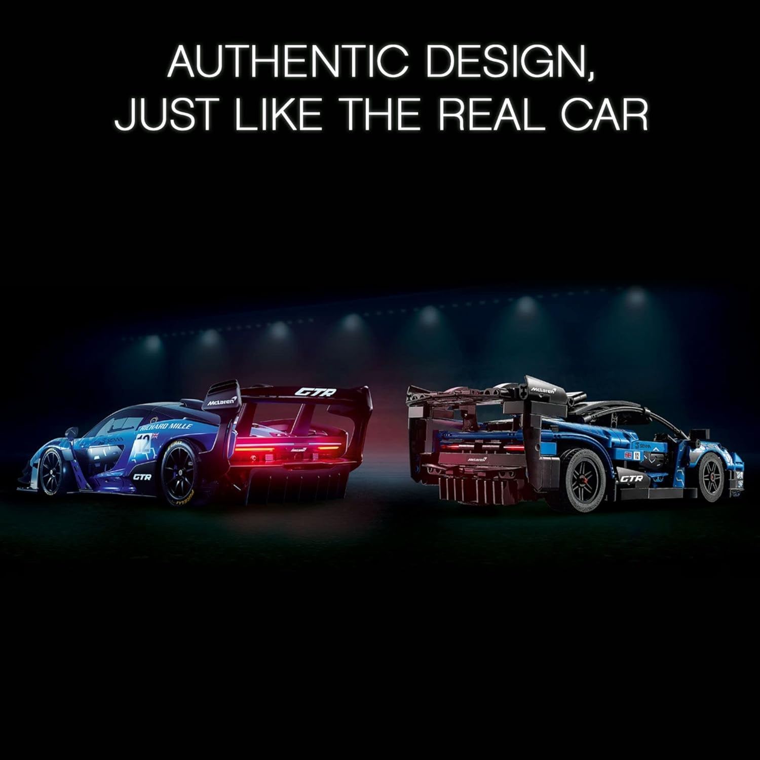 LEGO Technic McLaren Senna GTR 42123 Racing Sports Collectable Model Car Building Kit, Car Construction Toy, Gift Idea for Kids, Boys and Girls