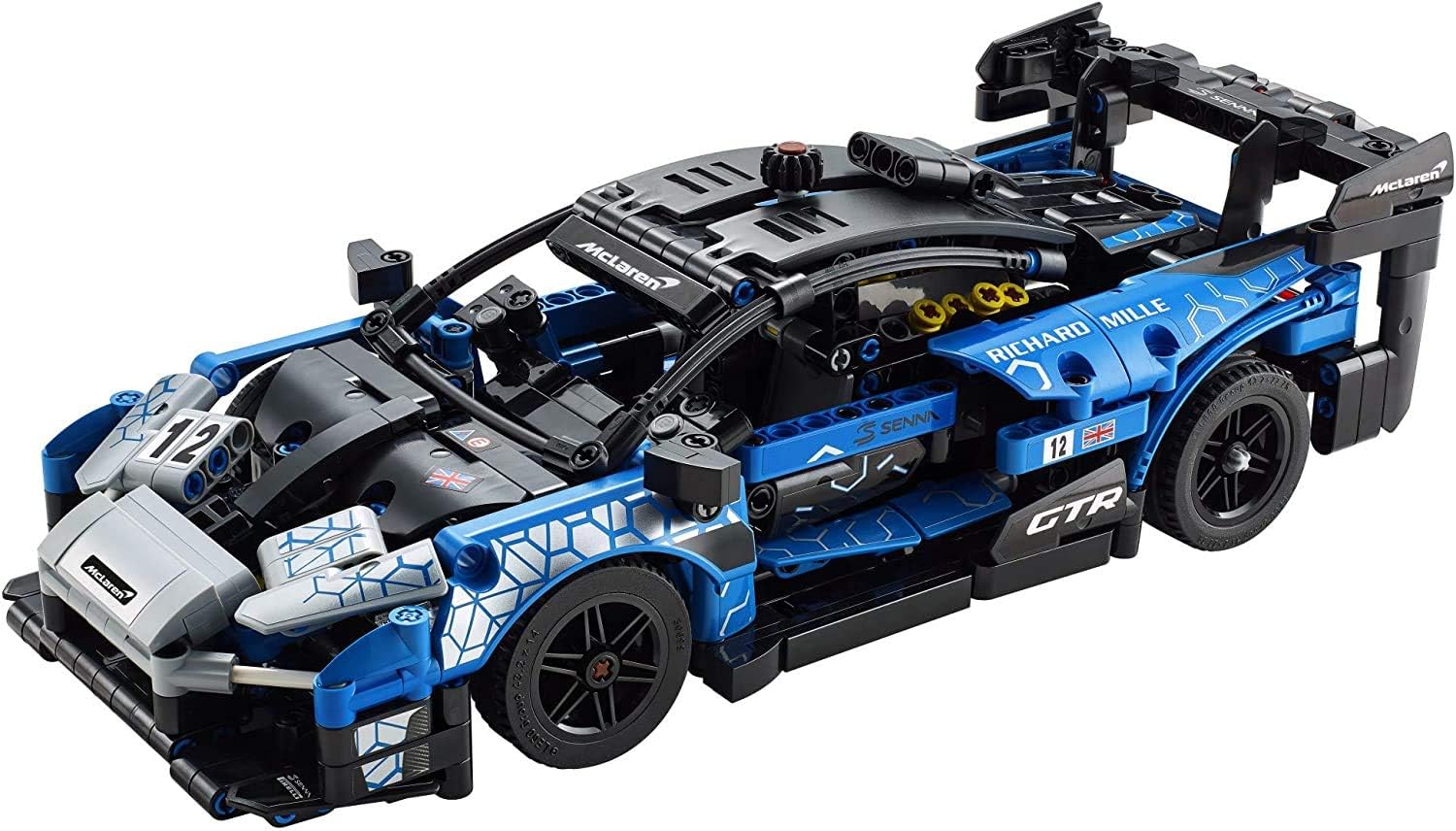 LEGO Technic McLaren Senna GTR 42123 Racing Sports Collectable Model Car Building Kit, Car Construction Toy, Gift Idea for Kids, Boys and Girls